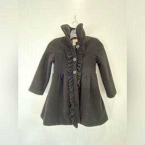 Winter Black Coat Copper Key Childrens 6/6x